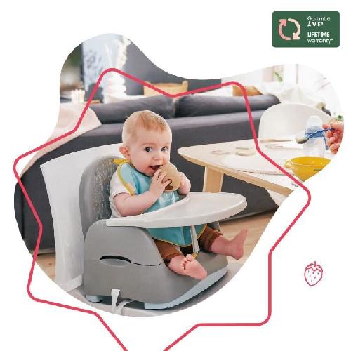 Rehausseur - Siege De Table Rehausseur Nomade BADABULLE - Modele : ours - Pliage Compact - Universel - De 6 a 36 mois