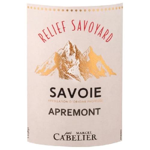 Vin Blanc Relief Savoyard Par Marcel Cabelier 2022 Savoie Apremont - Vin blanc de la Savoie