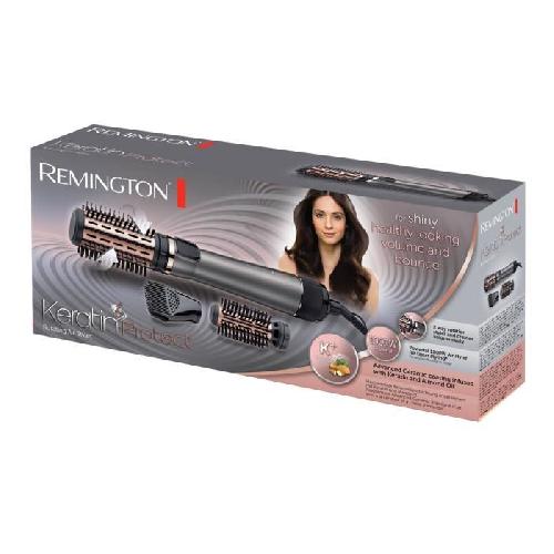 Brosse Soufflante Remington AS8810 Brosse Cheveux Rotative Soufflante Chauffante Volume Keratin Protect. Soin Kératine Huile d'Amande