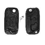 Boitier - Coque De Cle - Telecommande REN201 Coque clef compatible avec Renault 2 boutons