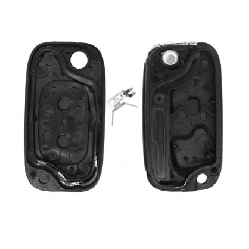 Boitier - Coque De Cle - Telecommande REN201 Coque clef compatible avec Renault 2 boutons