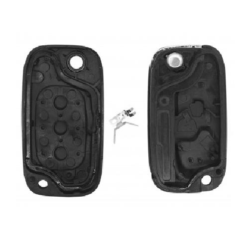Boitier - Coque De Cle - Telecommande REN301 - Coque compatible avec Renault 3 boutons