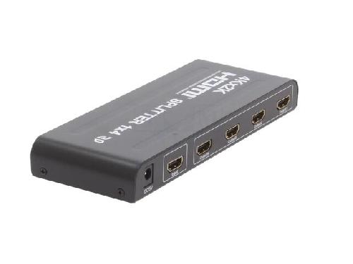 Cable - Connectique Pour Peripherique Repartiteur HDCP.HDMI 1.4 femelle X4 noir