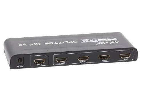 Cable - Connectique Pour Peripherique Repartiteur HDCP.HDMI 1.4 femelle X4 noir