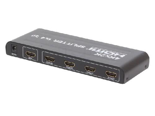 Cable - Connectique Pour Peripherique Repartiteur HDCP.HDMI 1.4 femelle X4 noir