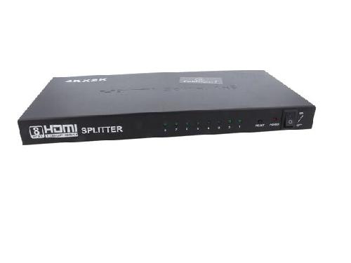 Cable - Connectique Pour Peripherique Repartiteur HDCP.HDMI 1.4 femelle X8 noir