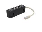 Cable - Connectique Pour Peripherique Repartiteur Modulaire RJ45 1 entree 4 sorties - Noir