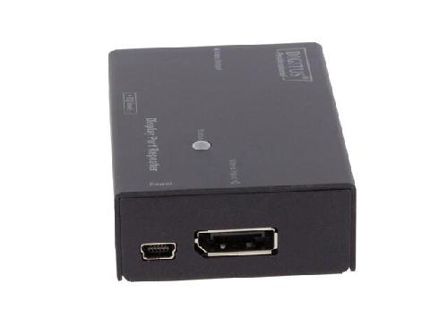 Cable - Connectique Pour Peripherique Repeteur DisplayPort male x2.USB B mini port noir