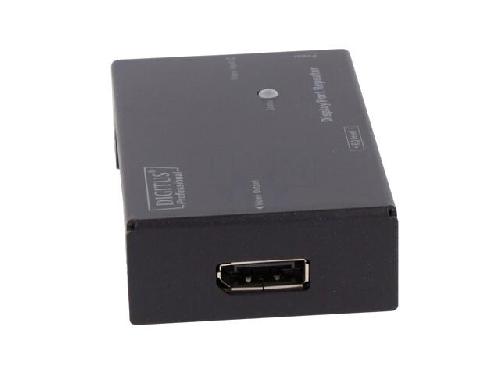 Cable - Connectique Pour Peripherique Repeteur DisplayPort male x2.USB B mini port noir