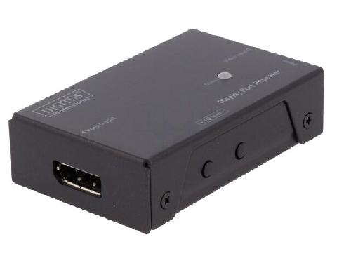 Cable - Connectique Pour Peripherique Repeteur DisplayPort male x2.USB B mini port noir