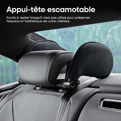 Cale Dos - Repose-tete Repose-Tete Tissu Noir Amio