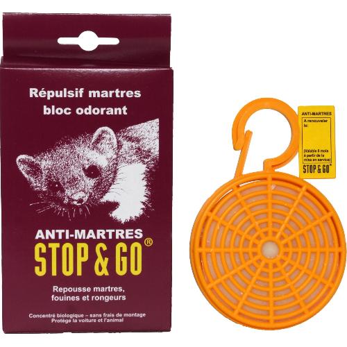 Additif Performance - Entretien - Nettoyage - Anti-fumee Repulsif anti martres bloc odorant concentre STOP GO