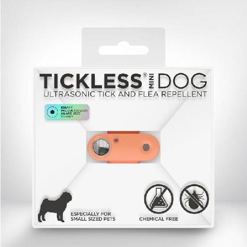 Repulsif - Attractif Repulsif ultrason chien - TICKLESS MINI DOGetCAT - Protection tiques et puces - Hot Peach