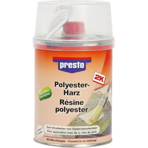 Durcisseur - Resine De Fixation - Fixatif - Vernis Resine polyester PRESTO 1kg