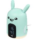 Radio Reveil Reveil et Veilleuse Baxter le lapin - BIGBEN - 3 melodies - Intensite lumineuse reglable - Affichage heure