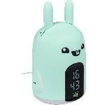 Radio Reveil Reveil et Veilleuse Baxter le lapin - BIGBEN - 3 melodies - Intensite lumineuse reglable - Affichage heure
