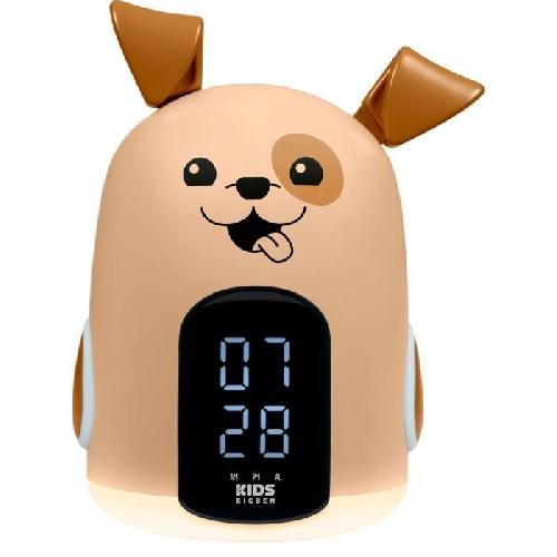 Radio Reveil Reveil et Veilleuse Max le chien - BIGBEN - 3 melodies - Intensite lumineuse reglable - Affichage heure