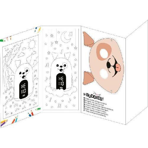 Radio Reveil Reveil et Veilleuse Max le chien - BIGBEN - 3 melodies - Intensite lumineuse reglable - Affichage heure