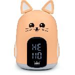 Radio Reveil Reveil et Veilleuse Mia le chat - BIGBEN - 3 melodies - Intensite lumineuse reglable - Affichage heure