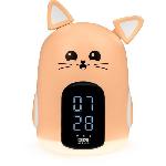 Radio Reveil Reveil et Veilleuse Mia le chat - BIGBEN - 3 melodies - Intensite lumineuse reglable - Affichage heure