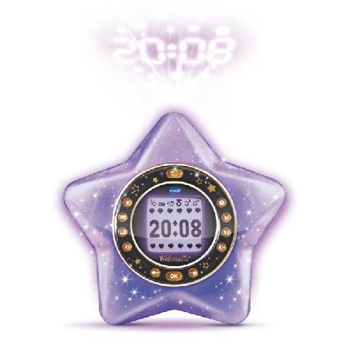 Micro - Karaoke Reveil KidiMagic Starlight Violet - VTECH - 6 a 12 ans - Projection animee - 9 en 1