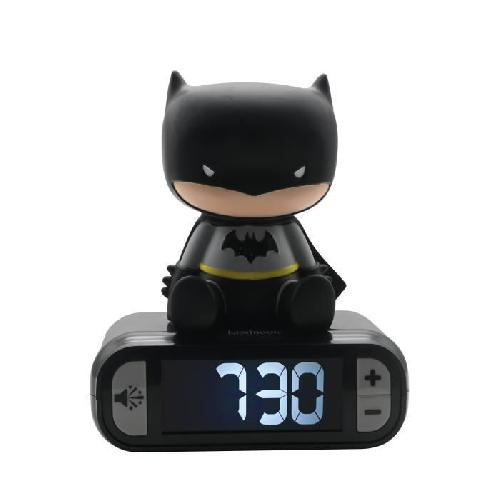 Reveil Enfant Reveil veilleuse digital LEXIBOOK - Batman - 3D lumineux et sonore - Noir - Enfant