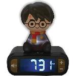 Reveil Enfant Reveil veilleuse digital LEXIBOOK - Harry Potter - 3D lumineux et sonore - Noir - Enfant