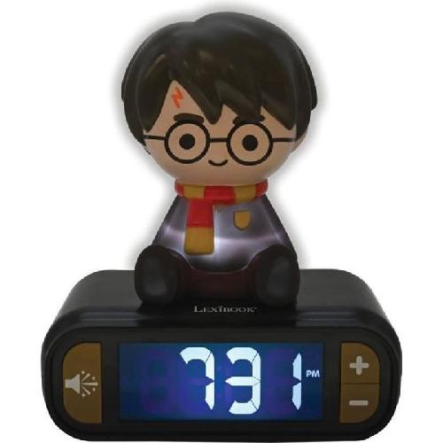 Reveil Enfant Reveil veilleuse digital LEXIBOOK - Harry Potter - 3D lumineux et sonore - Noir - Enfant