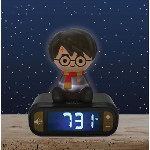 Reveil Enfant Reveil veilleuse digital LEXIBOOK - Harry Potter - 3D lumineux et sonore - Noir - Enfant