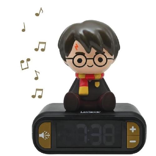 Reveil Enfant Reveil veilleuse digital LEXIBOOK - Harry Potter - 3D lumineux et sonore - Noir - Enfant