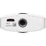 Camera Sport - Camera Frontale RICOH 91080002 - Camera Theta SC2 360o - 14MP - Videos 4K - 3200 iSO - Blanche + Attache Grise