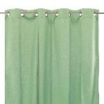 Rideau - Double Rideaux Rideau coton LOOK - Vert clair - 140x250 cm