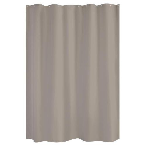 Rideau De Douche Rideau de douche uni coloris taupe