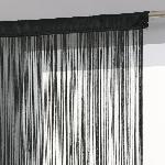 Rideau - Double Rideaux Rideau fil - 120 x 240 cm - Noir