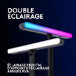 Lampe - Lanterne - Eclairage D'appoint De Camping Ring Light Logitech G Litra Beam LX double eclairage d'appoint pour streaming LED RVB premium avec TrueSoft. LIGHTSYNC. Bluetooth
