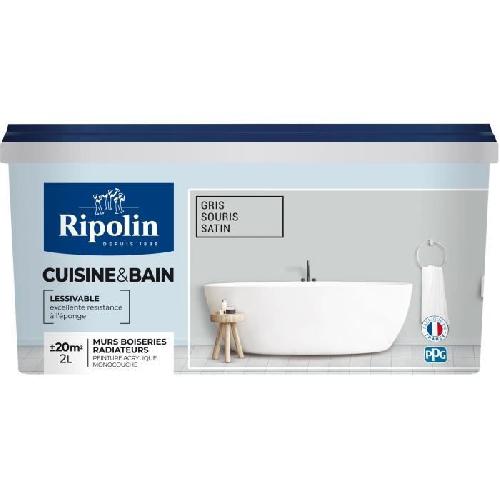 Peinture - Vernis - Traitement (lasure - Effets Decoratifs) RIPOLIN CUISINE ET BAIN 2L