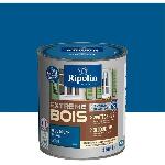 Peinture - Vernis - Traitement (lasure - Effets Decoratifs) RIPOLIN Peinture Bois Satin Haute Protection 10 ans qui Protege et Magnifie vos Bois - Bleu ocean