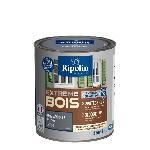 Peinture - Vernis - Traitement (lasure - Effets Decoratifs) RIPOLIN Peinture Bois Satin Haute Protection 10 ans qui Protege et Magnifie vos Bois - Gris ardoise