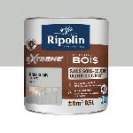 Peinture - Vernis - Traitement (lasure - Effets Decoratifs) RIPOLIN Peinture Bois Satin Haute Protection 10 ans qui Protege et Magnifie vos Bois - Gris clair