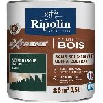 Peinture - Vernis - Traitement (lasure - Effets Decoratifs) RIPOLIN Peinture Bois Satin Haute Protection 10 ans qui Protege et Magnifie vos Bois - Vert basque