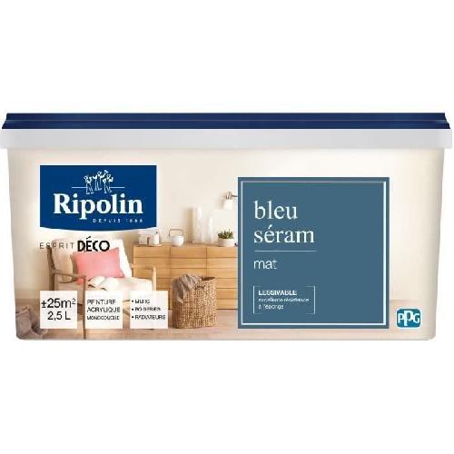 Peinture - Vernis - Traitement (lasure - Effets Decoratifs) RIPOLIN Peinture esprit deco multi-supports 2.5l