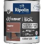 Peinture - Vernis - Traitement (lasure - Effets Decoratifs) RIPOLIN Peinture pour sol interieur et exterieur - Tomette satin - 2.5 L