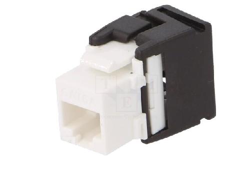 Cable - Connectique Pour Peripherique RJ45 femelle Cat.5e.6 PoE.PoE+.PoE++ - Blanc