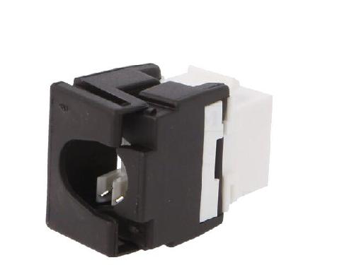 Cable - Connectique Pour Peripherique RJ45 femelle Cat.5e.6 PoE.PoE+.PoE++ - Blanc