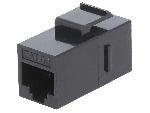 Cable - Connectique Pour Peripherique RJ45 femelle droit Cat.5e Keystone PoE.PoE+ - noir