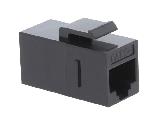 Cable - Connectique Pour Peripherique RJ45 femelle droit Cat.5e Keystone PoE.PoE+ - noir