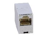 Cable - Connectique Pour Peripherique RJ45 femelle droit x2 Cat.5e - metallise