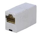 Cable - Connectique Pour Peripherique RJ45 femelle droit x2 Cat.5e - metallise