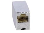 Cable - Connectique Pour Peripherique RJ45 femelle droit x2 Cat.5e - metallise