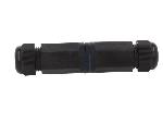 Cable - Connectique Pour Peripherique RJ45 femelle droit x2 Cat.6 IP67 - Noir
